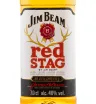 Этикетка виски Jim Beam Red Stag 0.7