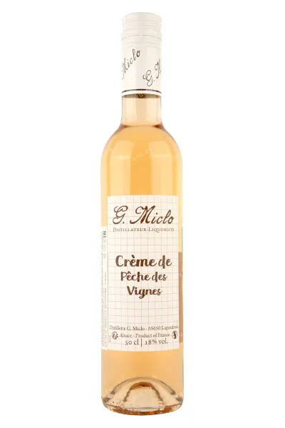 Ликер G. Miclo Creme de Peche des Vignes  0.5 л