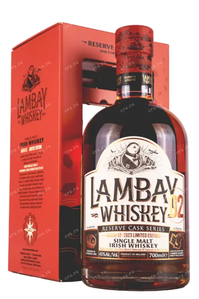 Виски Lambay Single Malt Irish Whiskey in gift box  0.7 л