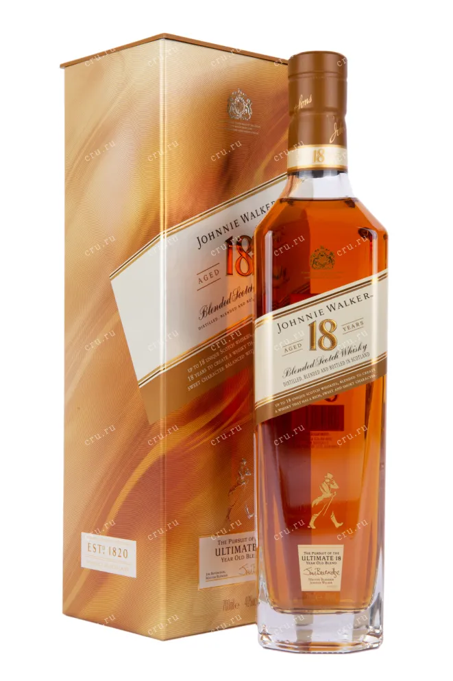 Виски Johnnie Walker 18 years gift box  0.7 л