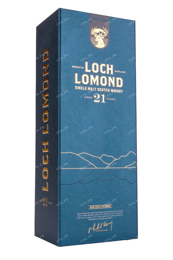 Подарочная коробка Loch Lomond Single Grain 21 years gift box 0.7 л