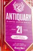 Этикетка Antiquary 21 years in gift box 0.7 л