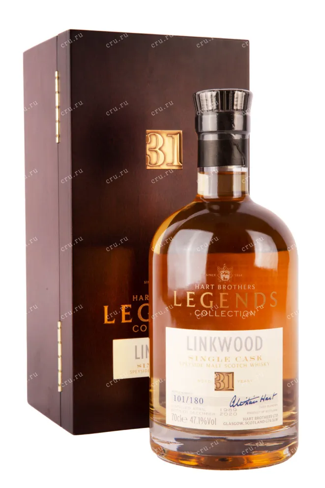 Виски Hart Brothers Legends Collection Linkwood Single Cask Speyside 31 Years  0.7 л