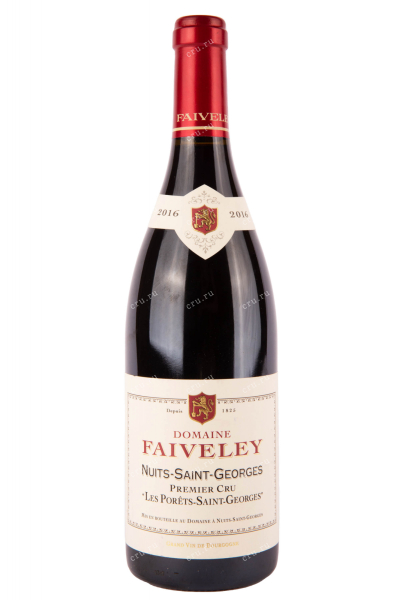 Вино Domaine Faiveley Nuits St Georges 1 er Cru Les Porets St Georges 2016 0.75 л