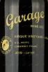 Этикетка Garage Cabernet Franc 0.75 л