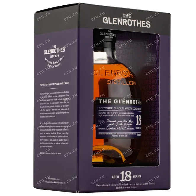 Виски Glenrothes 18 years  0.7 л