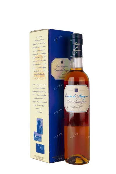 Арманьяк Baron de Sigognac 20 Ans d'Age gift box  0.7 л