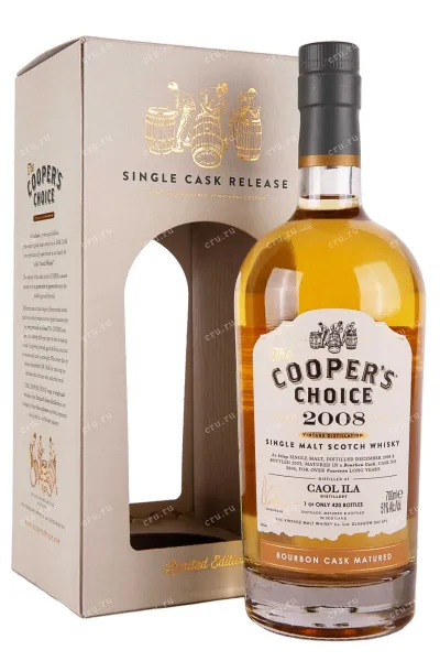 Виски The Cooper's Choice Coal Ila Bourbon Single Malt Scotch Whisky  0.7 л