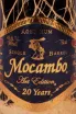 Этикетка Mocambo 20 years 0.75 л