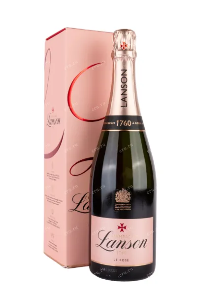 Шампанское Lanson Le Rose Brut in gift box  0.75 л