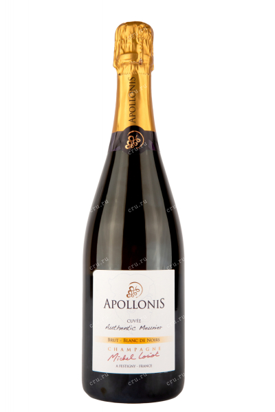 Шампанское Apollonis Cuvee Authentic Meunier 2020 0.75 л