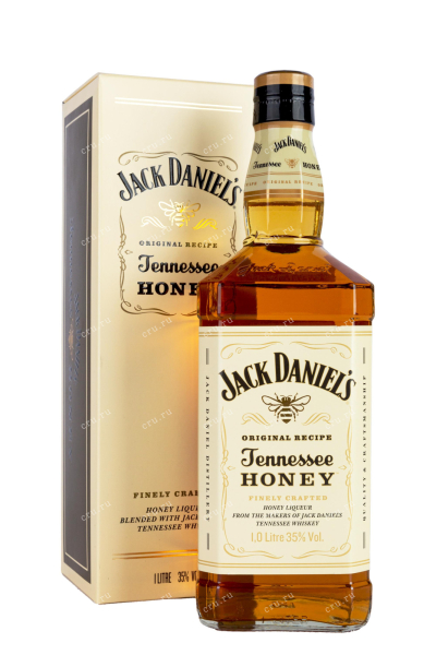 Виски Jack Daniels Tennessee Honey gift box  1 л