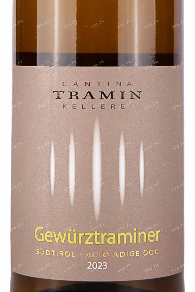 Этикетка Cantina Tramin Gewürztraminer 2023 0.75 л