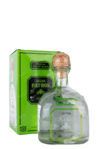 Текила Patron Silver gift box  1 л