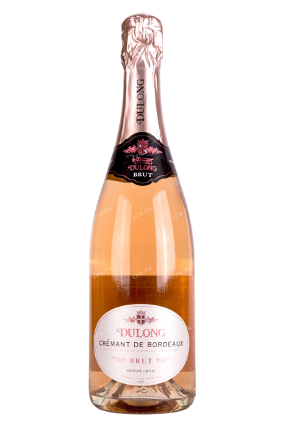 Игристое вино Dulong Cremant de Bordeaux Brut Rose 2020 0.75 л
