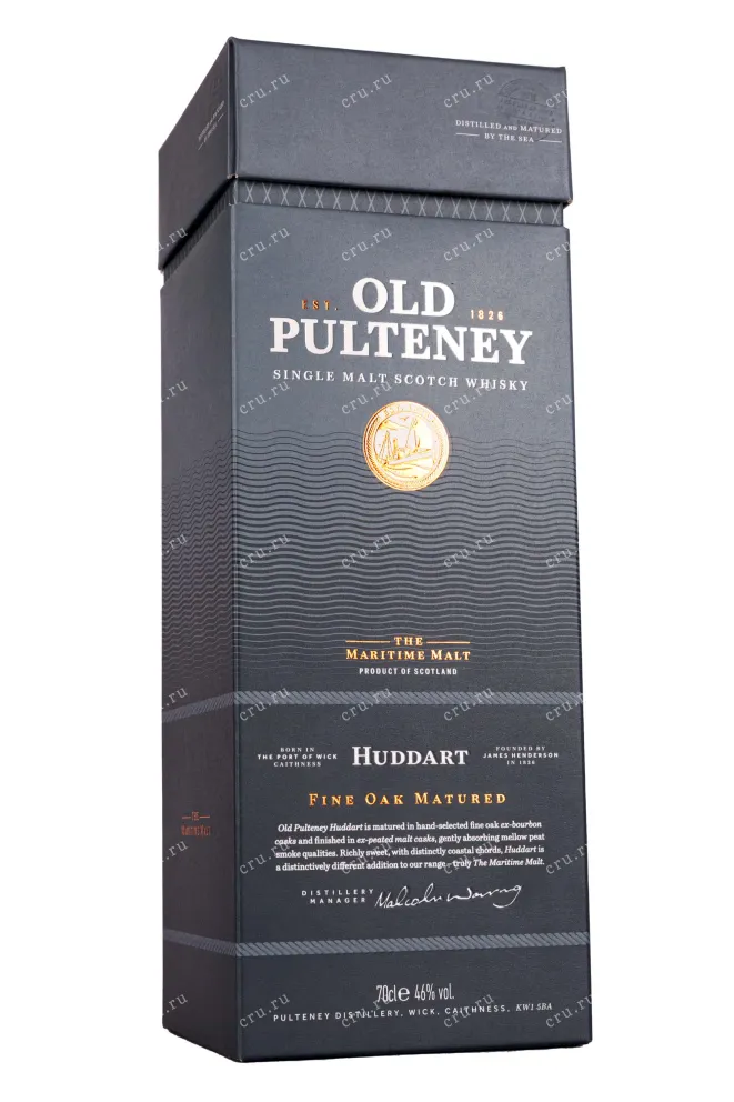 Виски Old Pulteney Huddart in gift box  0.7 л