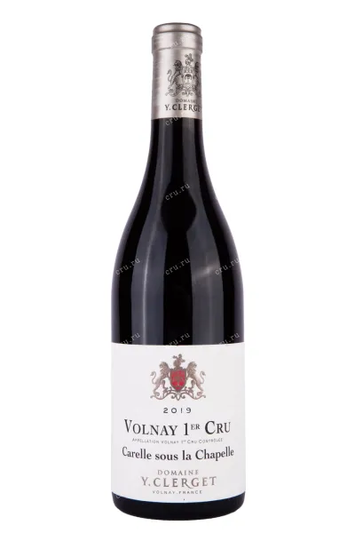 Вино Domaine Yvon Clerget Volnay 1er Cru Carelle sous la Chapelle 2019 0.75 л