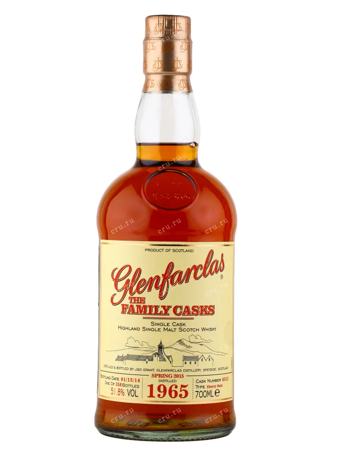 Виски Glenfarclas The Family Casks gift box 1965 0.7 л