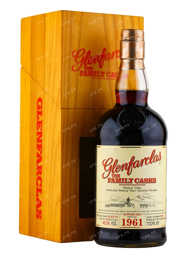 Виски Glenfarclas Family Cask 1961 0.7 л