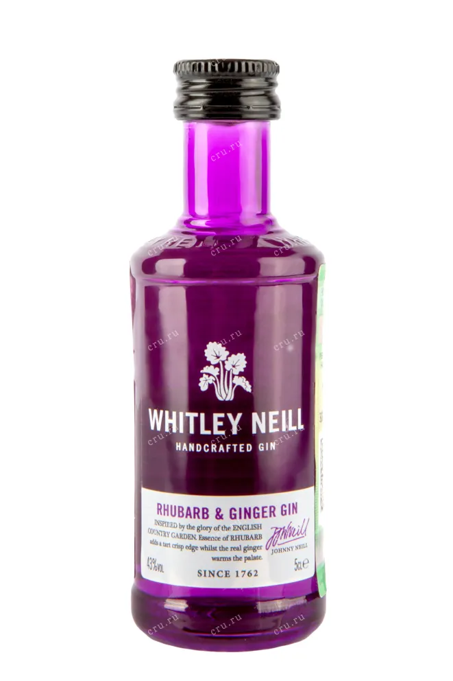 Джин Whitley Neill Rhubarb & Ginger  0.05 л