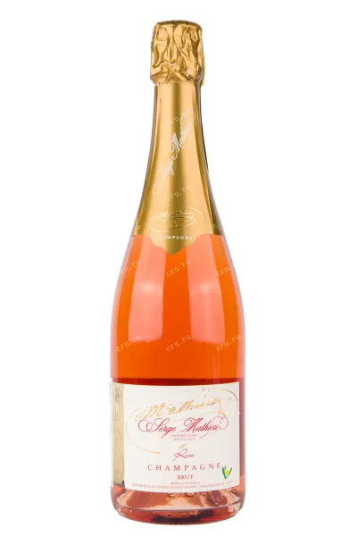 Шампанское Serge Mathieu Brut Rose 2021 0.75 л