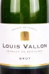 Этикетка Louis Vallon Cremant de Bordeaux in gift box 2021 0.75 л