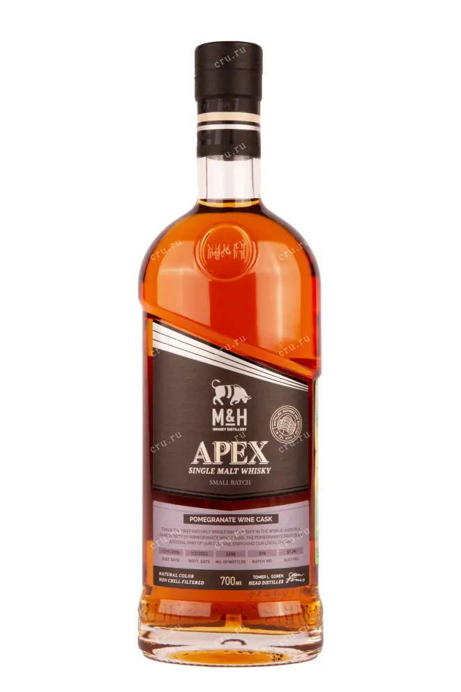 Бутылка M & H Apex Pomegranate Wine Cask gift box 0.7 л