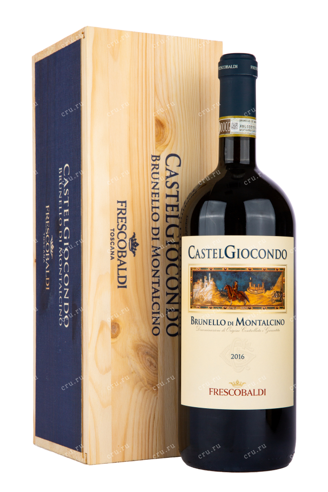 Подарочная коробка вина Castelgiocondo Brunello di Montalcino 2016 1.5 л