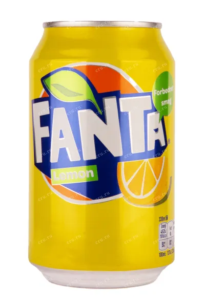 Газированный напиток Fanta Lemon Железная банка 0.33 л