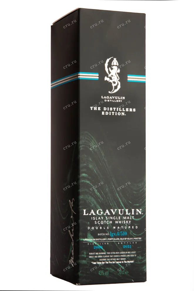 Виски Lagavulin Distillers Edition Double Matured gift box  0.7 л