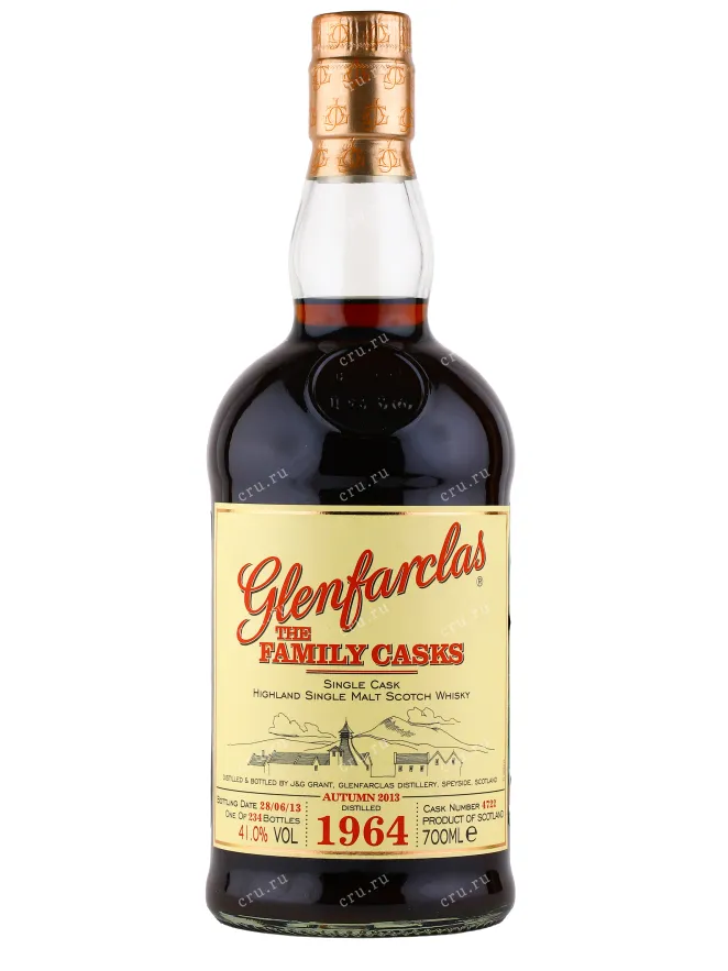 Виски Glenfarclas Family Cask 1964 0.7 л