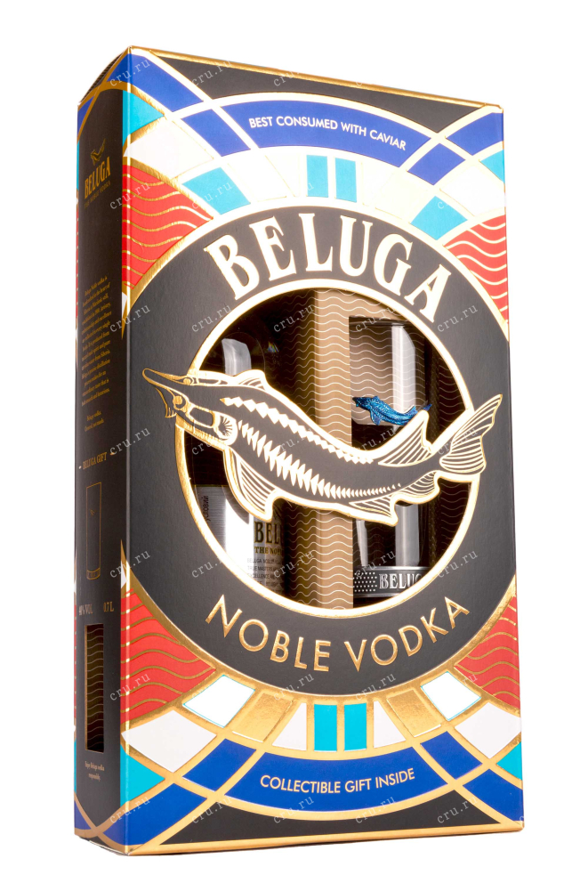 Подарочная коробка Beluga Noble (highball) in gift box + 1 glass 0.7 л