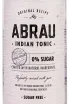 Этикетка Abrau Indian Tonic sugar free 0,375 л