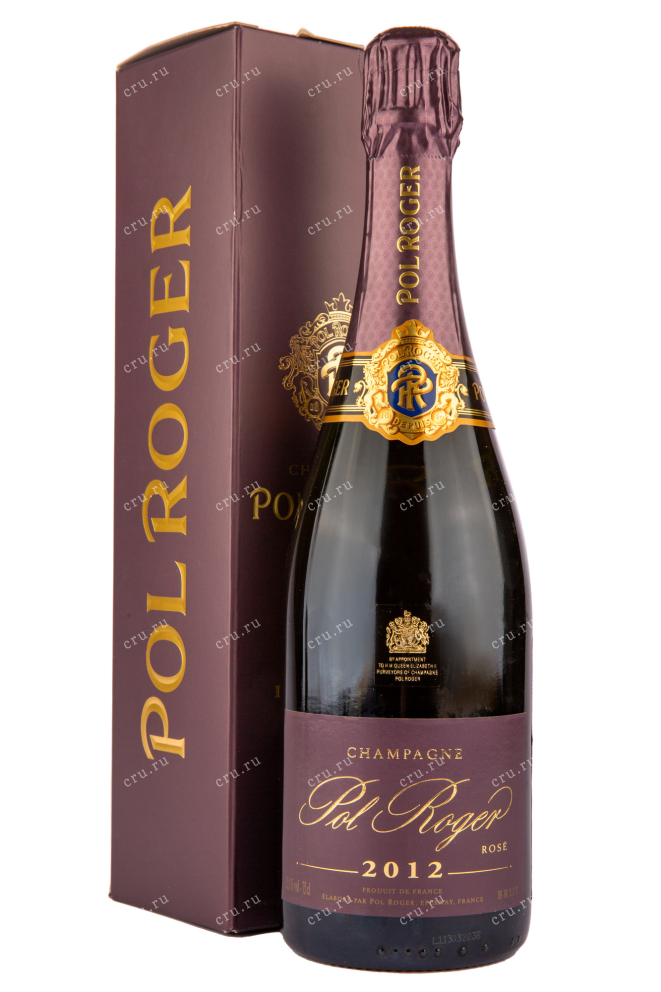 Шампанское Pol Roger Brut Rose Vintage with gift box 2012 0.75 л