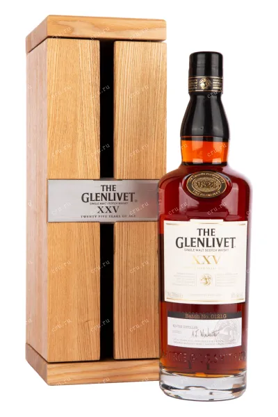 Виски Glenlivet 25 years  0.7 л