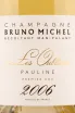 Этикетка игристого вина Bruno Michel Les Oubliees Pauline Premier Cru Extra Brut 0.75 л