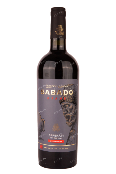 Вино Sabado Grand Saperavi Qvevri 2018 0.75 л