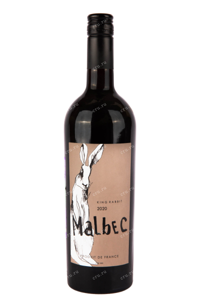 Вино King Rabbit Malbec Pays D'Oc IGP 2021 0.75 л