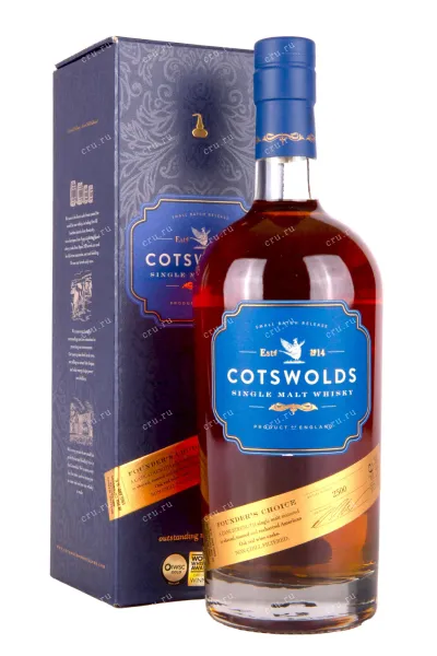 Виски Cotswolds Founders Choice in gift box  0.75 л