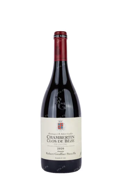 Вино Domaine Robert Groffier Pere & Fils Chambertin-Clos de Beze Grand Cru 2020 0.75 л