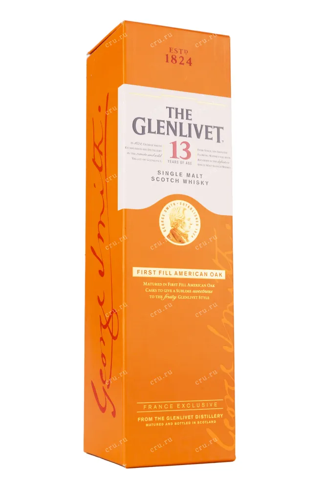 Подарочная коробка The Glenlivet 13 Years Old gift box 0.7 л