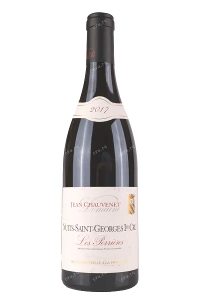 Вино Domaine Jean Chauvenet Nuits-Saint-Georges 1-er Cru Les Perrieres 2017 0.75 л