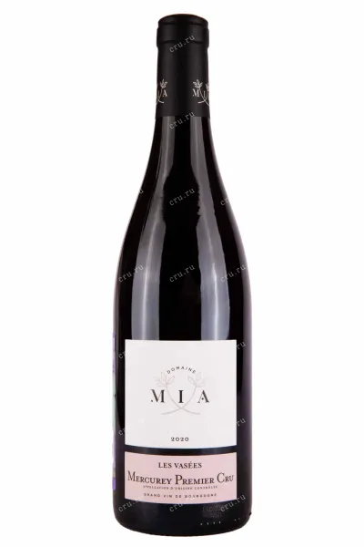 Вино Domaine MIA Les Vasees Mercurey Premier Cru 2020 0.75 л