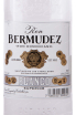 Этикетка Bermudez Blanco Superior 0.7 л