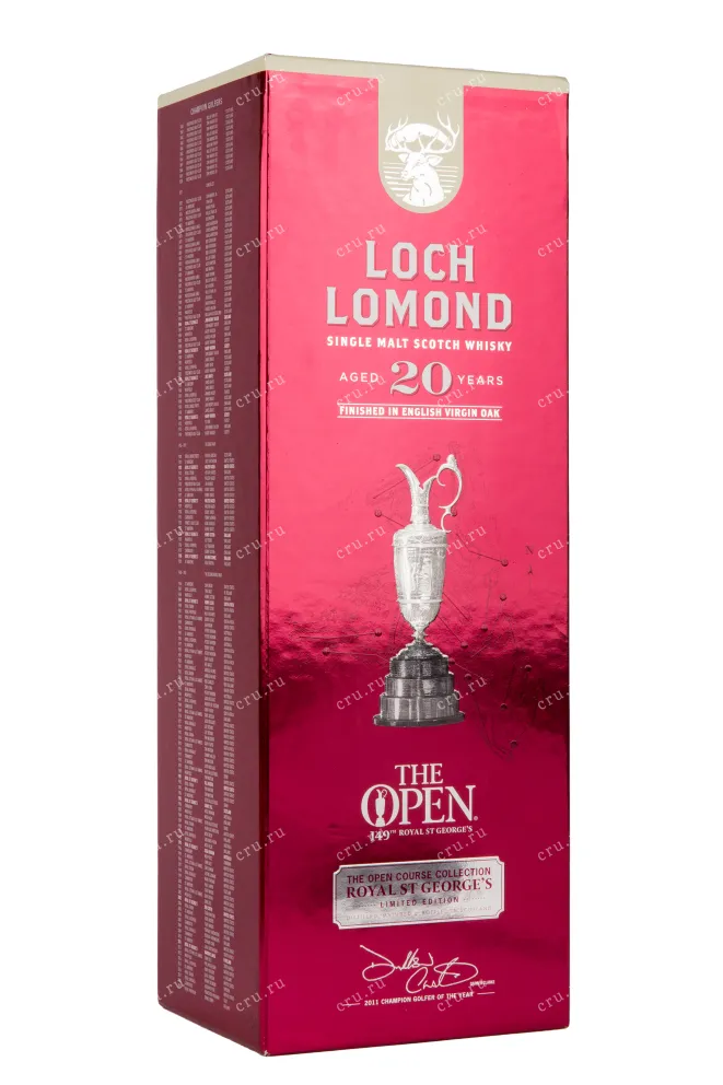 Виски Loch Lomond The Open 20 Years Old Royal St George's with gift box  0.7 л