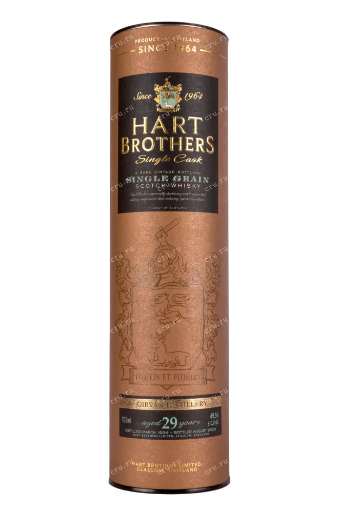 Туба Hart Brothers Girvan Single Grain 29 years old in tube 0.7 л