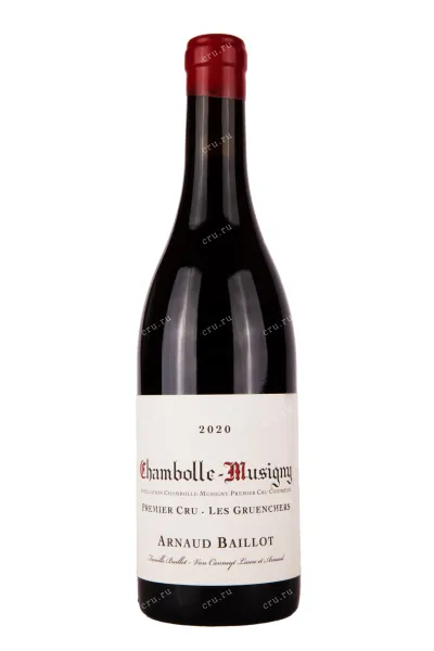 Вино Arnaud Baillot Chambolle-Musigny Les Gruenchers Premier Cru 2020 0.75 л
