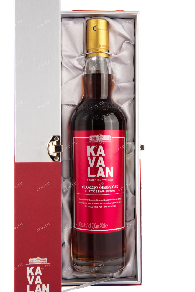 Виски Кавалан Шери Оук 0.7 в подарочной упаковке