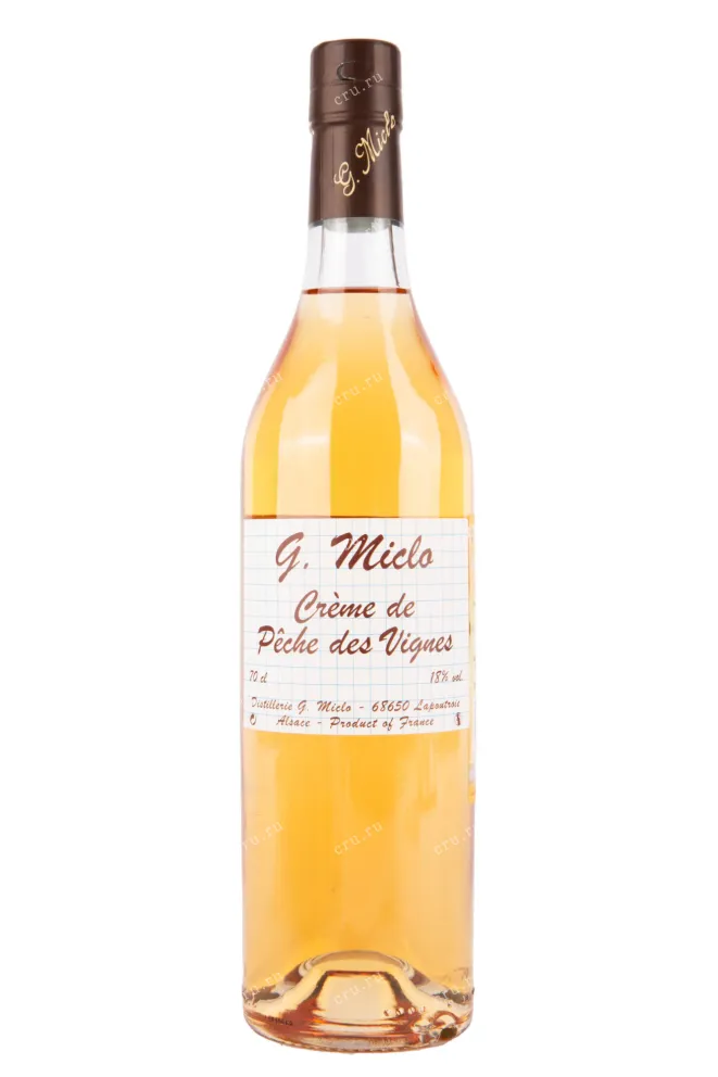 Ликер G. Miclo Creme de Peche des Vignes  0.7 л