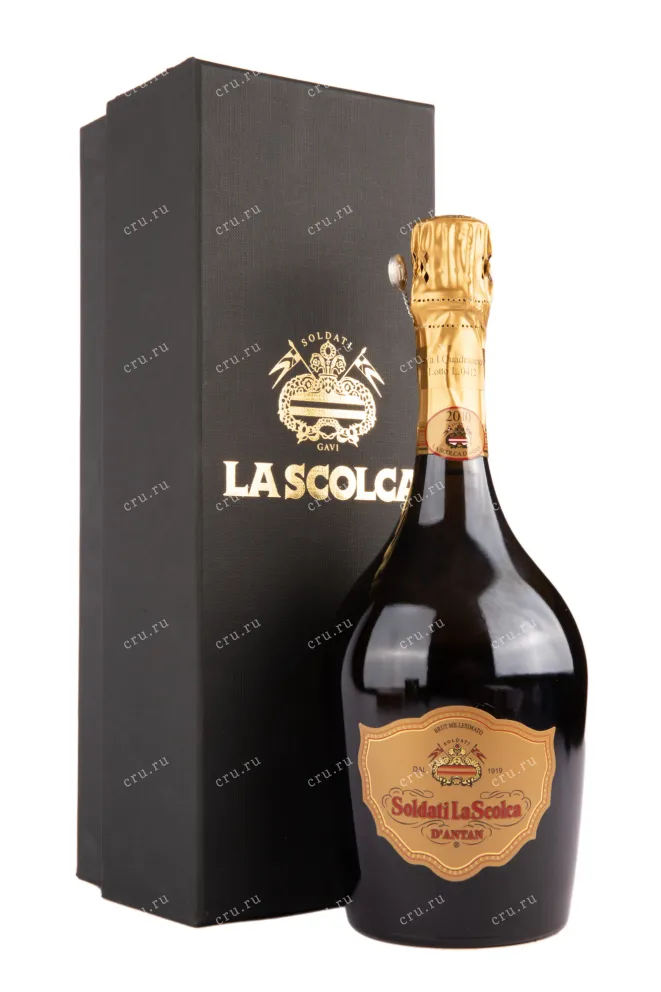 Игристое вино Soldati La Scolca Brut Millesimato d'Antan gift box 2010 0.75 л